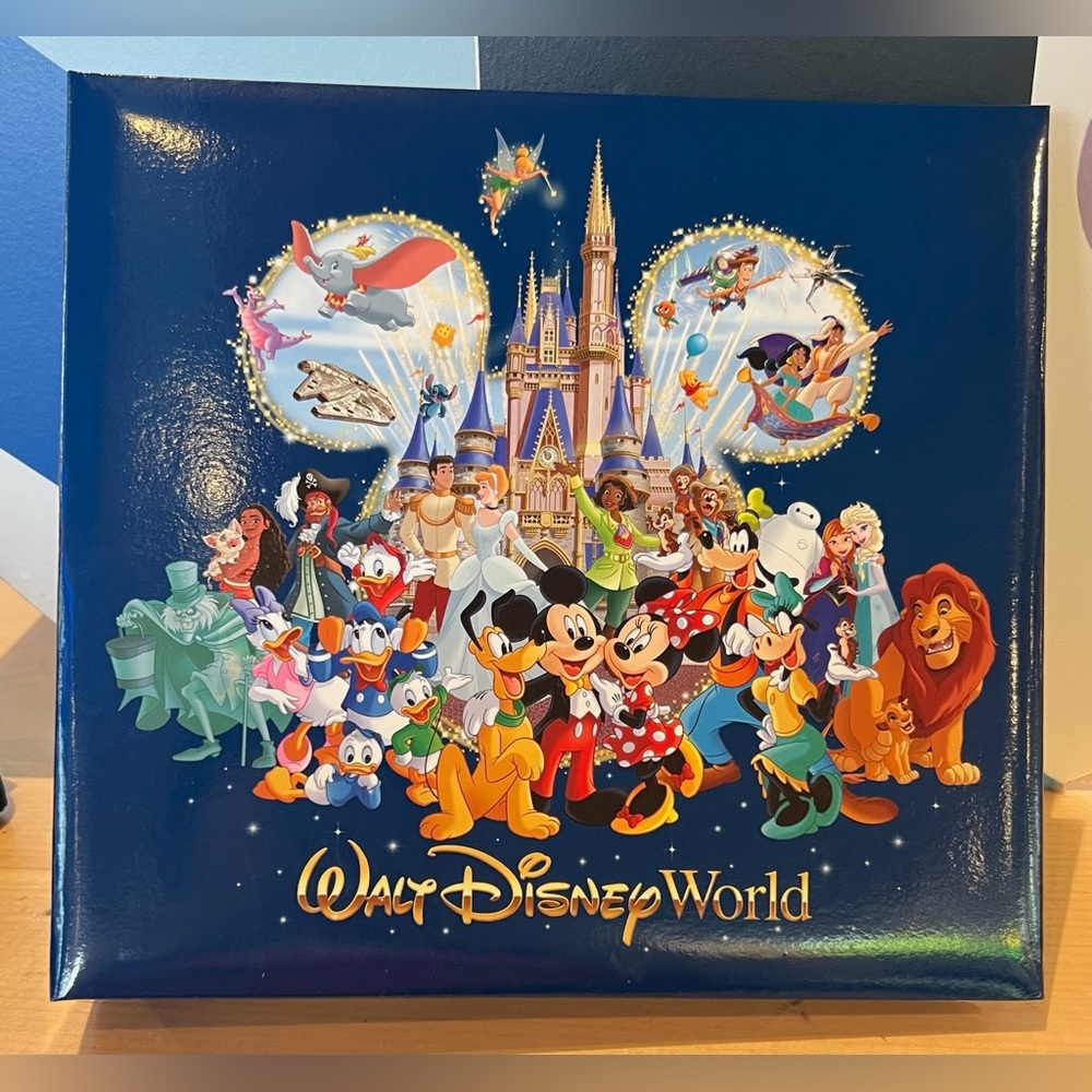 Disney Parks 2026 WDW Storybook Castle Mickey & Friends Photo Album NEW